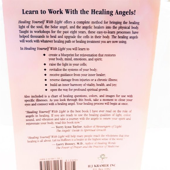 HEALING YOURSELF WITH LIGHT HOW TO CONNECT WITH ANGELIC HEALERS BOOK - Picture 2 of 5